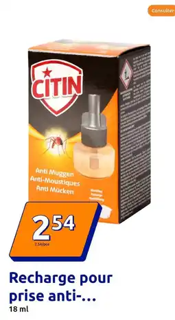 Action CITIN Recharge pour prise anti- offre