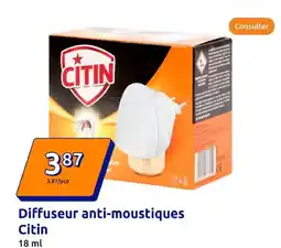 Action CITIN Diffuseur anti-moustiques offre