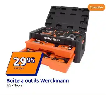 Action WERCKMANN Boîte à outils offre