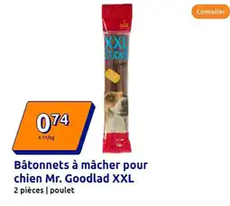 Action Bâtonnets à mâcher pour chien Mr. Goodlad XXL offre