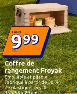 Action Coffre de rangement Froyak offre