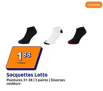 Action Socquettes Lotto offre