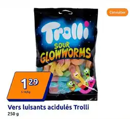 Action TROLLI Vers luisants acidulés offre