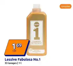 Action Lessive Fabulosa No.1 offre