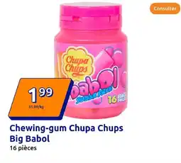 Action BIG BABOL Chewing-gum Chupa Chups offre