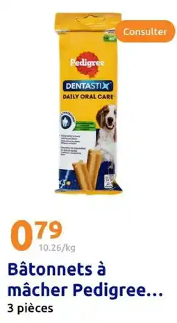 Action PEDIGREE Bâtonnets à mâcher offre