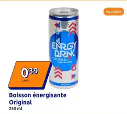 Action Boisson énergisante Original offre