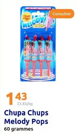 Action Chupa Chups Melody Pops offre