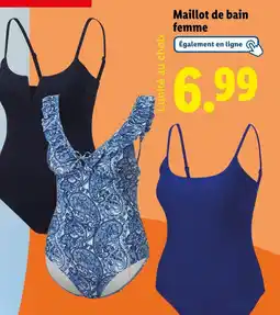 Lidl Crivit Maillot de bain femme offre