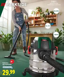 Lidl PARKSIDE Aspiration eau et poussière offre