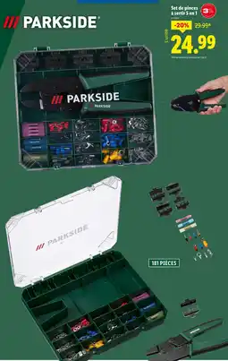 Lidl Parkside Set de pinces à sertir 5 en 1 offre