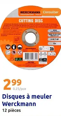 Action WERCKMANN Disques à meuler offre