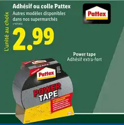 Lidl Pattex Adhésif ou colle offre