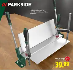 Lidl PARKSIDE Banc de pliage offre