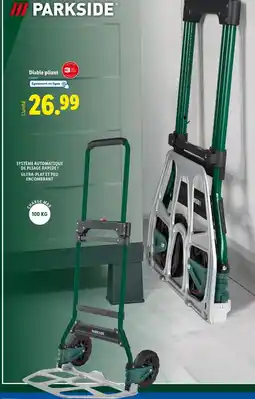 Lidl Parkside Diable pliant offre