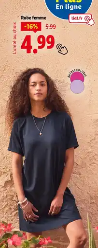 Lidl esmara Robe femme offre