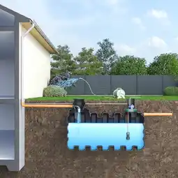 Brico Dépôt Récupérateur d'eau enterré 3 500 l offre