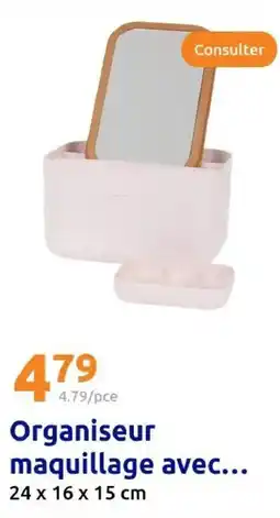 Action Organiseur maquillage avec... offre