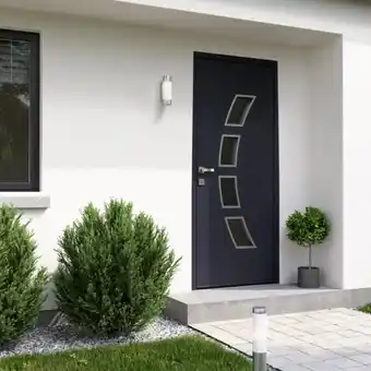 Brico Dépôt GEOM Porte d'entrée métal hati offre