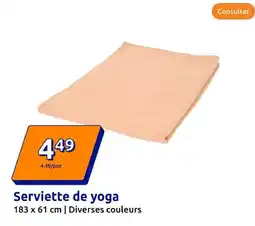 Action Serviette de yoga 183 x 61 cm offre