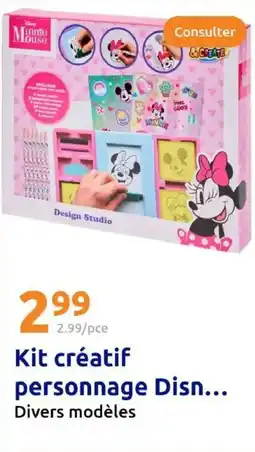 Action Kit créatif personnage Disn... offre