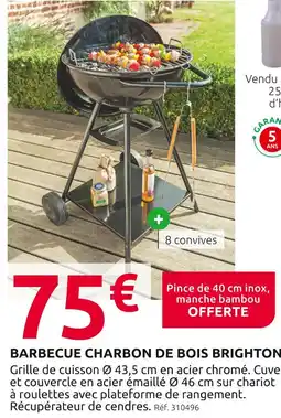 Mr Bricolage Barbecue charbon de bois brighton offre