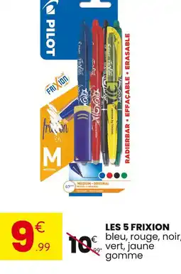 Stokomani PILOT Les 5 Frixion offre