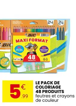 Stokomani BIC Le pack de coloriage 48 produits offre