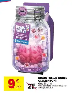 Stokomani Clementoni Brain freeze cubes offre