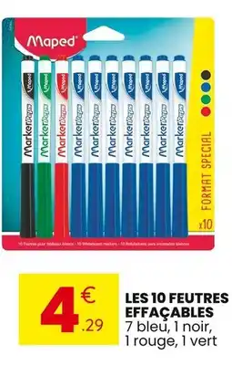 Stokomani Maped Les 10 feutres effaçables offre