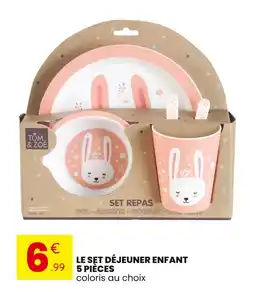 Stokomani Tom & Zoé Le set déjeuner enfant 5 pièces offre