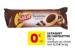 Stokomani SAÏDA Tartelettes goût chocolat offre