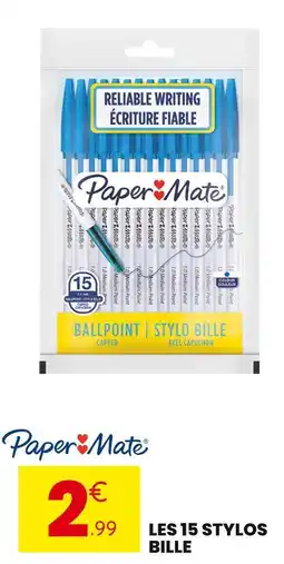 Stokomani Paper Mate Les 15 stylos bille offre