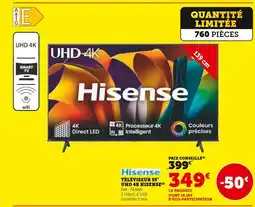 Super U Hisense Téléviseur 55 UHD 4K offre