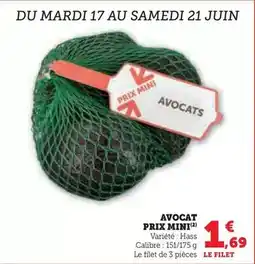 U Express Prix mini - avocat offre