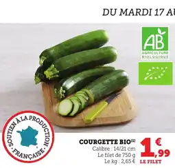 Bi1 Courgette Bio offre