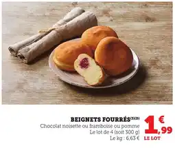 Bi1 Beignets fourrés offre