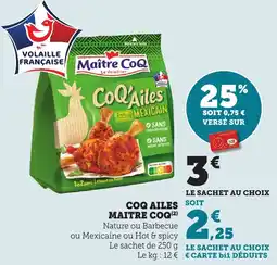 Bi1 MAITRE COQ Coq ailes offre