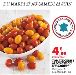 Bi1 Tomate cerise allongee ou melangee offre