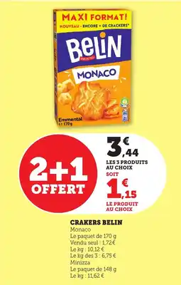 Bi1 BELIN Crakers offre