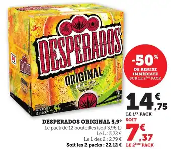 Bi1 DESPERADOS Original 5,9° offre
