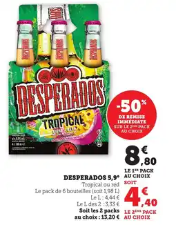 Bi1 DESPERADOS 5,9° offre