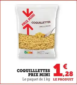 Bi1 PRIX MINI Coquilllettes offre