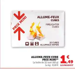 Bi1 PRIX MINI Allume-feux cube offre