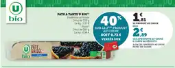 Bi1 U bio pate a tarte offre