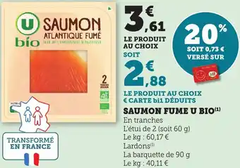 Bi1 U bio saumon fume offre