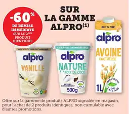 Bi1 ALPRO Sur la gamme offre