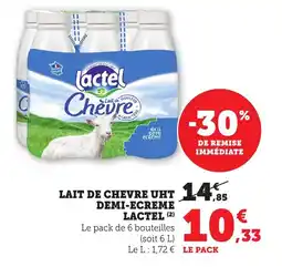 Bi1 LACTEL Lait de chevre uht demi-ecreme offre