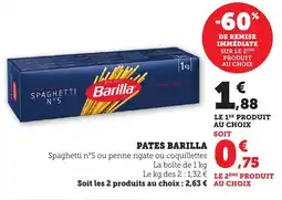 Bi1 BARILLA Pates offre