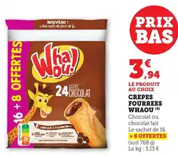 Bi1 WHAOU Crepes fourrees offre